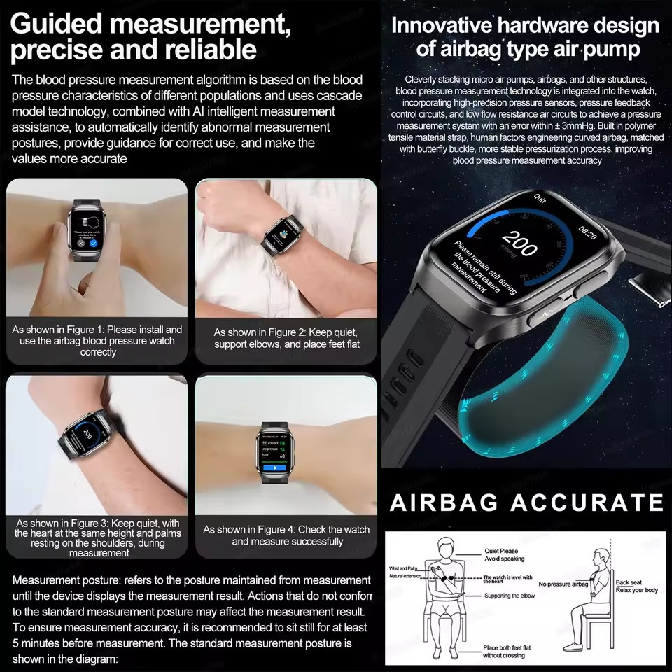 2026 New Upgrade AI Diagnostic - Fall Detection Watch บทวิจารณ์และราคา