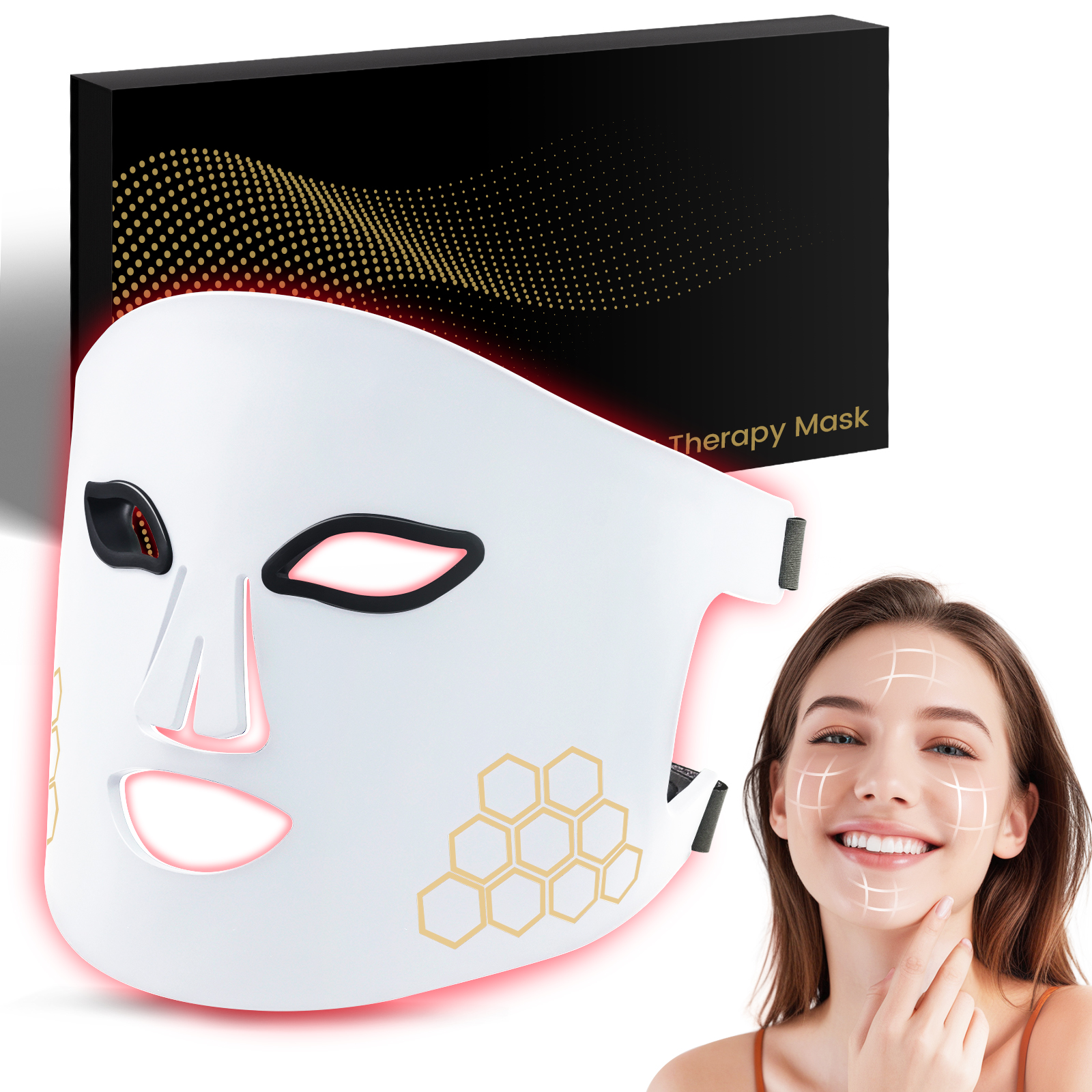 Hello Face LED Face Mask Light - Galvanic Skin Sensor บทวิจารณ์และราคา