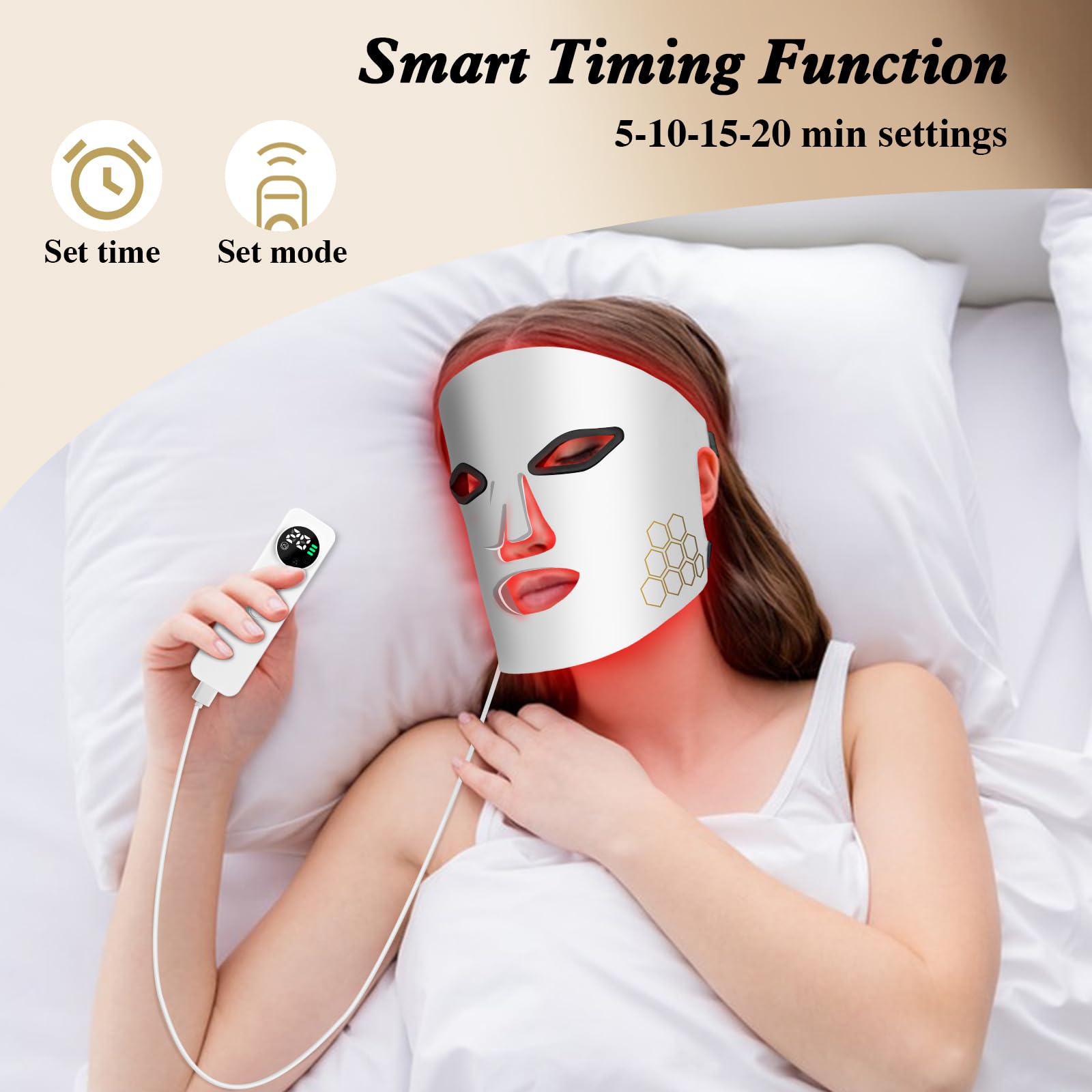 Hello Face LED Face Mask Light - Galvanic Skin Sensor บทวิจารณ์และราคา