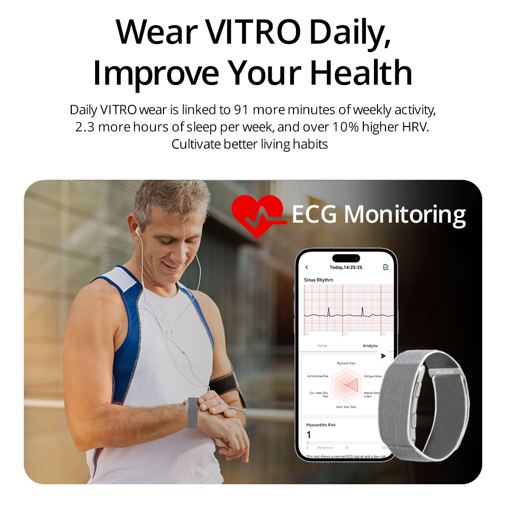 VALDUS 2026 New VITRO NO Scree - Fall Detection Watch บทวิจารณ์และราคา