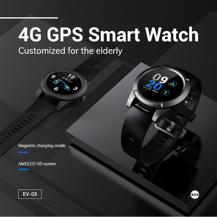 Senior GPS Tracking Smart Watc - Fall Detection Watch บทวิจารณ์และราคา