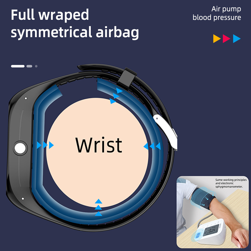 New Blood Pressure Blood Oxyge - Fall Detection Watch บทวิจารณ์และราคา