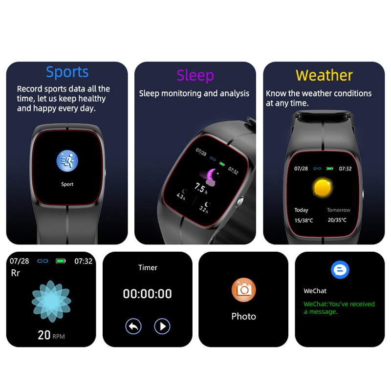 New Blood Pressure Blood Oxyge - Fall Detection Watch บทวิจารณ์และราคา
