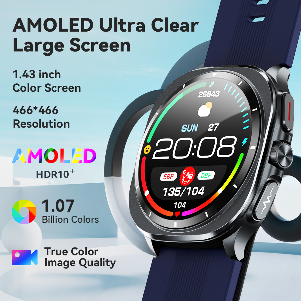 NOYAFA New ECG+PPG Blood Fat U - Fall Detection Watch บทวิจารณ์และราคา