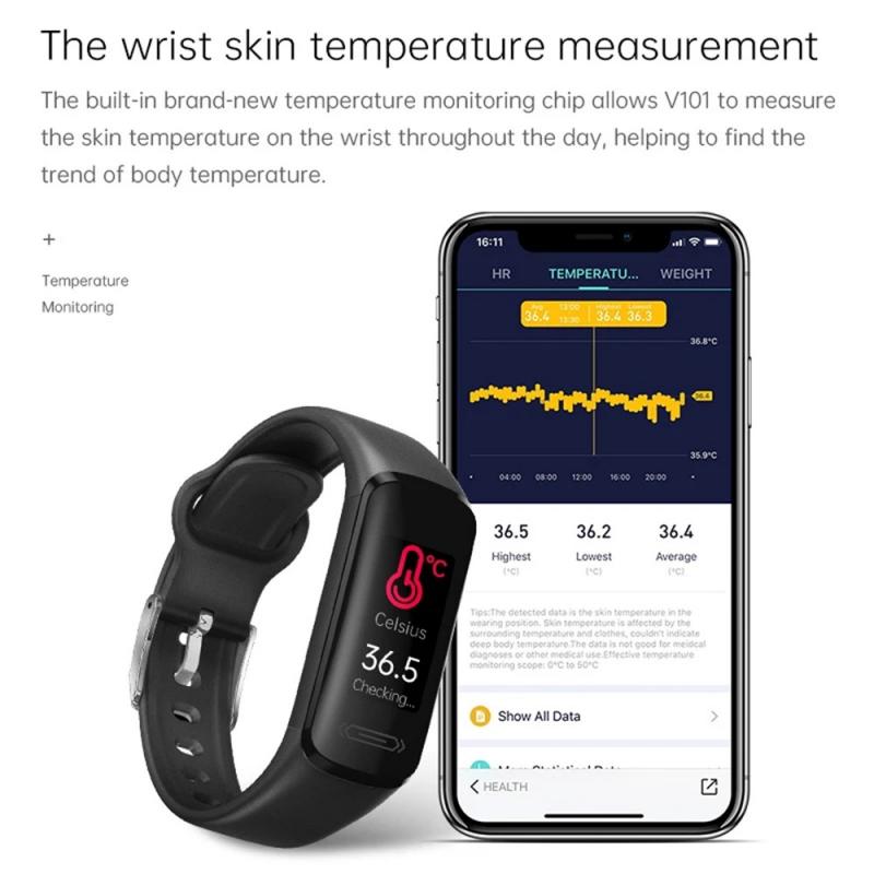 Smart Watch The V101 Real-time - Breath Rate Monitor บทวิจารณ์และราคา