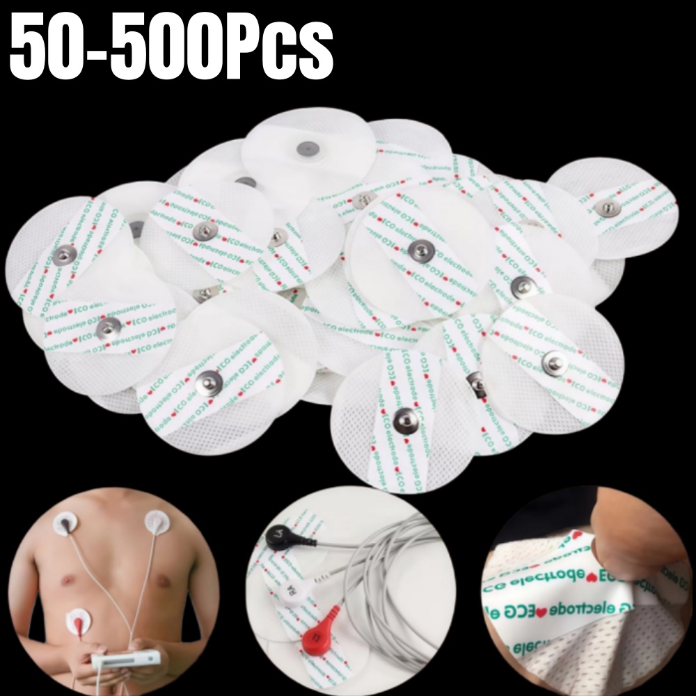50-500pcs Non-woven ECG Electr - Ecg Patch Monitor บทวิจารณ์และราคา