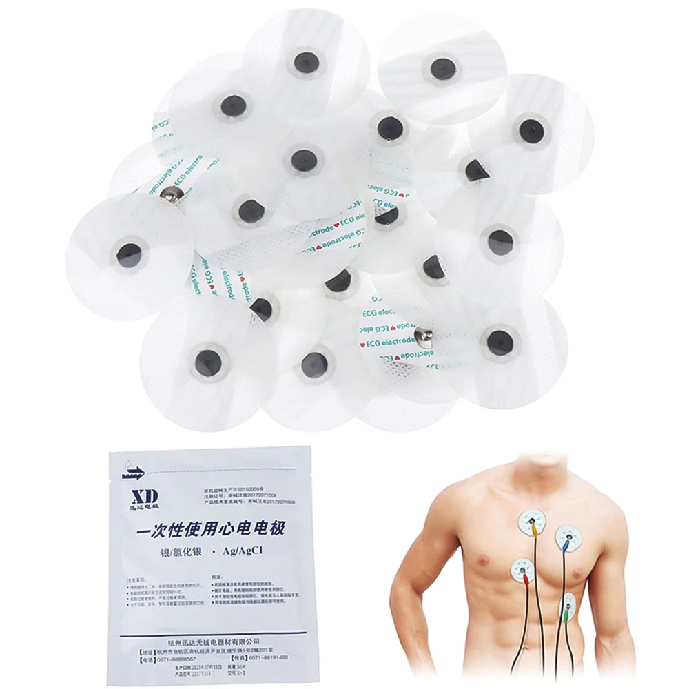 50-500pcs Non-woven ECG Electr - Ecg Patch Monitor บทวิจารณ์และราคา