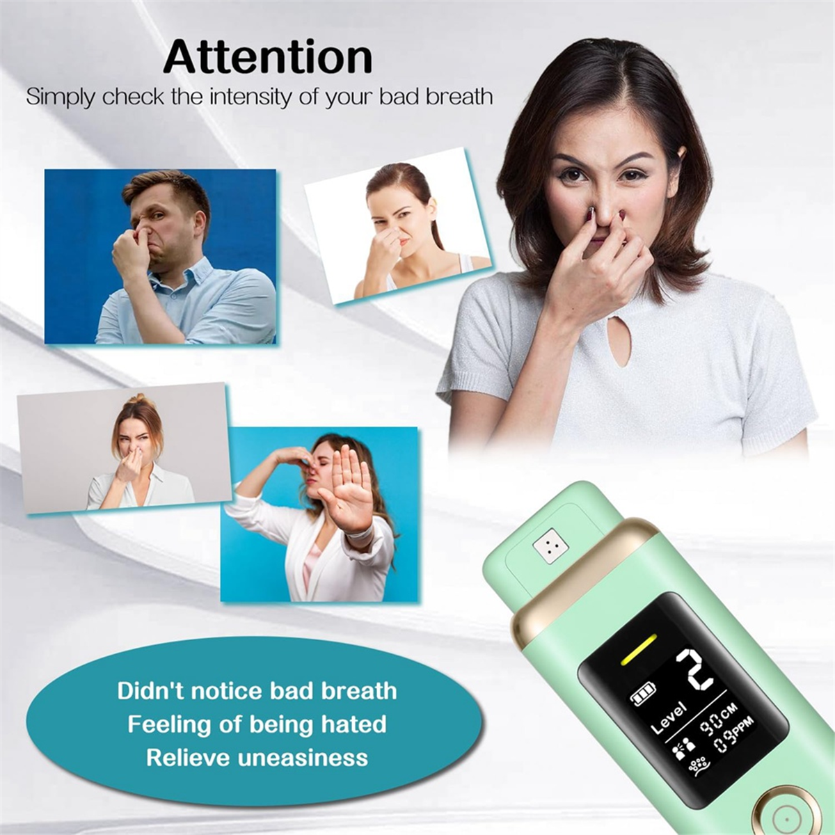 A20M Oral Odor Freshening Rate - Breath Rate Monitor บทวิจารณ์และราคา
