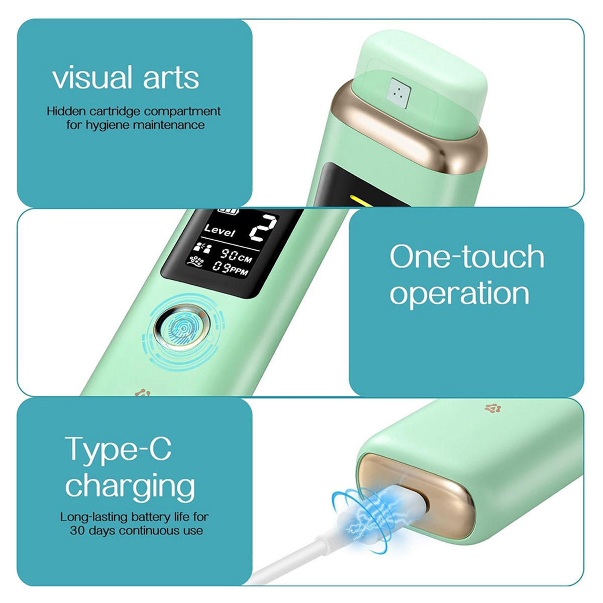 A20M Oral Odor Freshening Rate - Breath Rate Monitor บทวิจารณ์และราคา