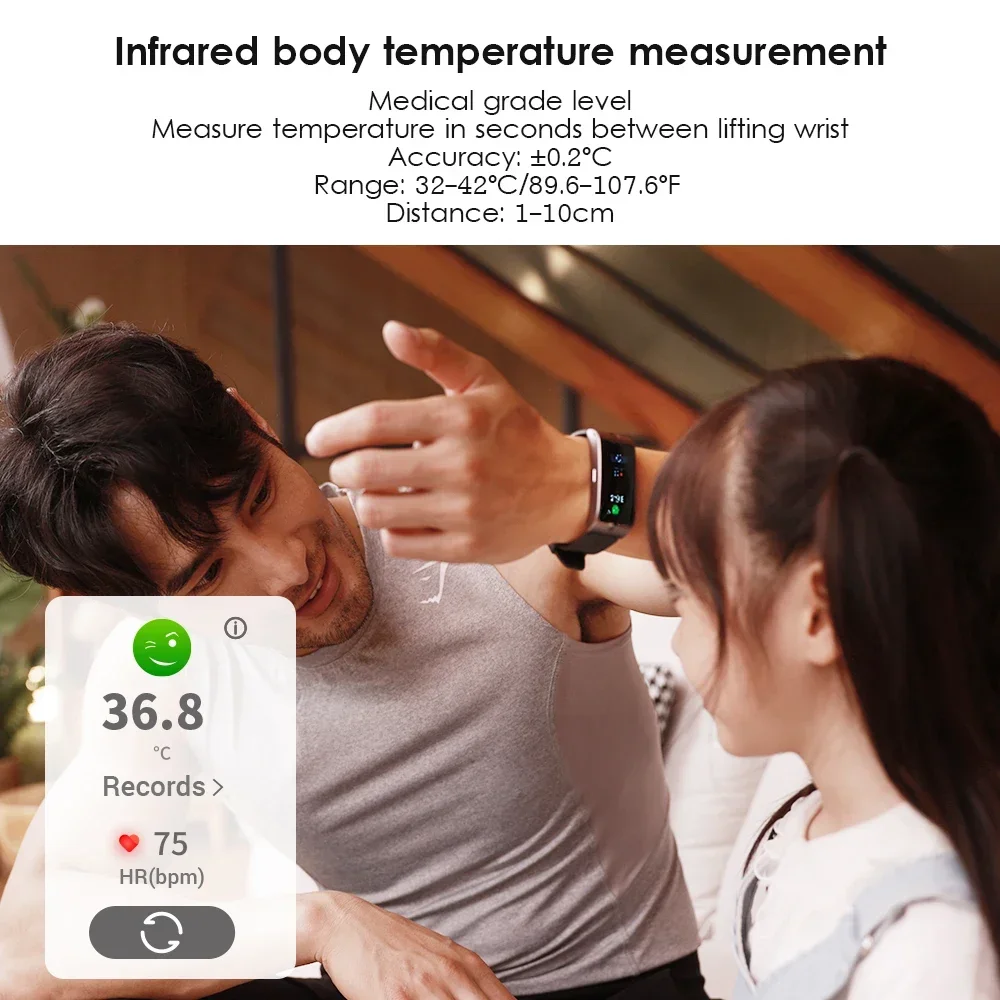 2022 ROCAR Smart Watch Breath  - Breath Rate Monitor บทวิจารณ์และราคา