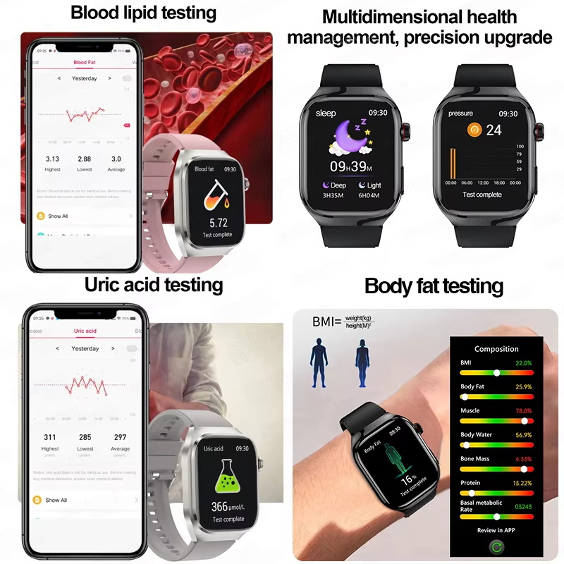 New Nursing Level Blood Pressu - Fall Detection Watch บทวิจารณ์และราคา