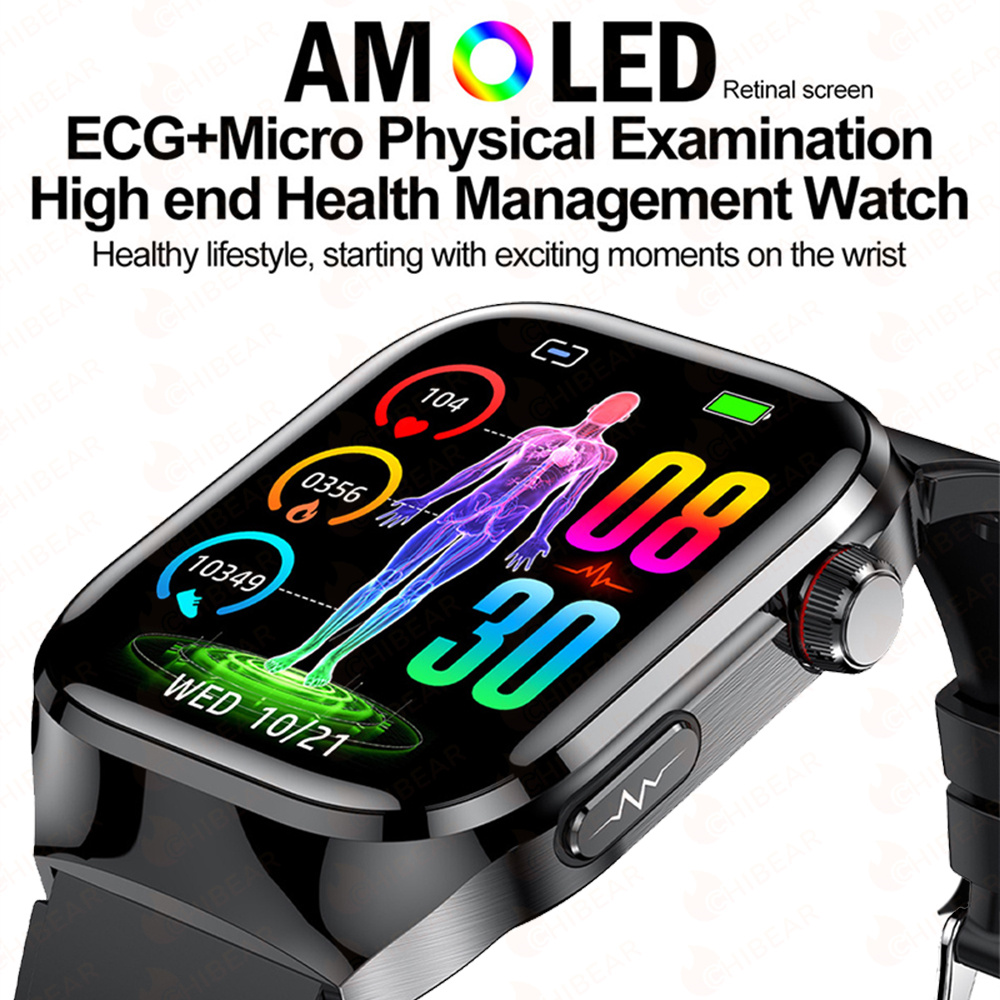 TK16 Smart Watch Men 2.04 Inch - Fall Detection Watch บทวิจารณ์และราคา