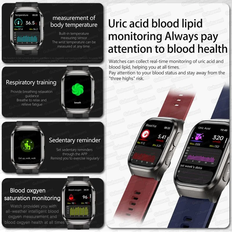 2026New Air Pump Airbag True B - Fall Detection Watch บทวิจารณ์และราคา
