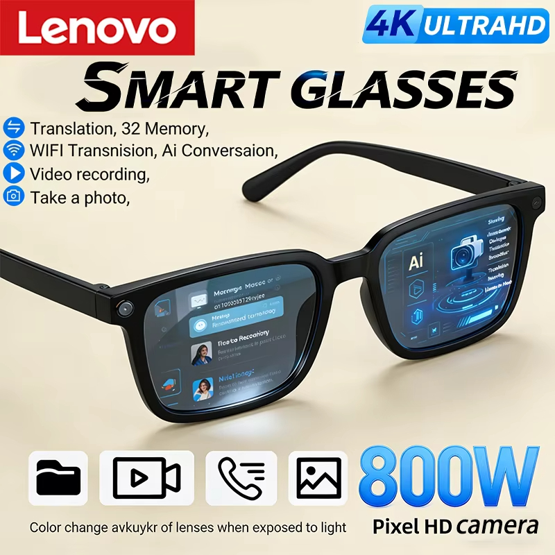 Lenovo AI Smart Glasses 8K HD  - Smart Glasses Lens บทวิจารณ์และราคา